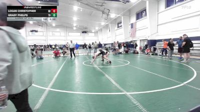 C-132 lbs Consi Of 8 #2 - Logan Christopher, MI vs Grady Phelps, TN