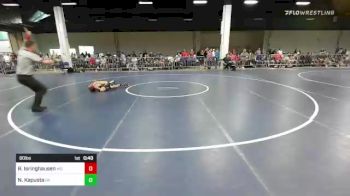 80 lbs Consi Of 16 #1 - Ryzen Isringhausen, MO vs Nico Kapusta, PA