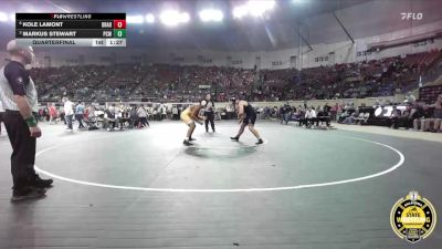 B6A-215 lbs Quarterfinal - Markus Stewart, Putnam City West vs Kole Lamont, Broken Arrow