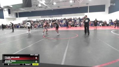 138 lbs Cons. Round 5 - Tyler Williams, Chaparral vs Jessie Pena, Birmingham