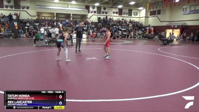 14UB-4 lbs Round 4 - Tatum Honda, Dubuque Wrestling Club vs Rex Lancaster, Holmen Wrestling