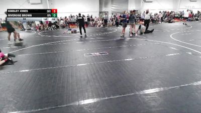 64 lbs Round 3 (4 Team) - Kinsley Jones, Storm Wrestling Center vs Riverose Brown, RPA