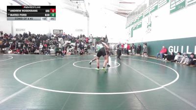 285 lbs Consi Of 8 #2 - Andrew Rosekrans, Griswold/Wheeler vs Mateo Ford, New London
