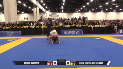 Karla Vanessa Shellhammer vs Pauline Bak Costa 2025 World IBJJF Jiu-Jitsu No-Gi Championship