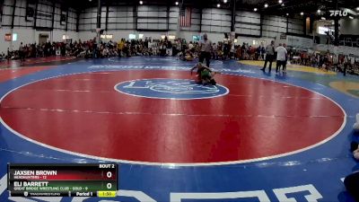 65 lbs Semis (4 Team) - Jaxsen Brown, HEADHUNTERS vs Eli Barrett, GREAT BRIDGE WRESTLING CLUB - GOLD