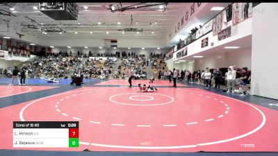 106 lbs Consi Of 16 #2 - Landyn Hinson, U.S. 19 Wrestling Club vs Jayden Dejesus, Georgia