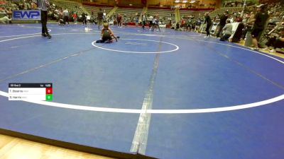 90 lbs Rr Rnd 2 - Tritt Stearns, Panther Youth Wrestling-CPR vs Graeme Harris, Mighty Bluebirds Wrestling