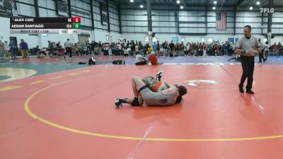 126 lbs Cons. Round 4 - Alex Cuic, New Kent vs Aedan Santiago, Clover