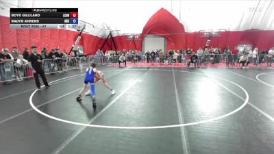 67 lbs Champ. Round 1 - Boyd Gilliland, La Crosse Area Wrestlers vs Radyn Ahrens, Askren Wrestling Academy