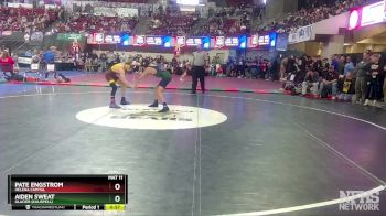 AA - 103 lbs Cons. Round 2 - Aiden Sweat, Glacier (Kalispell) vs Pate Engstrom, Helena Capital