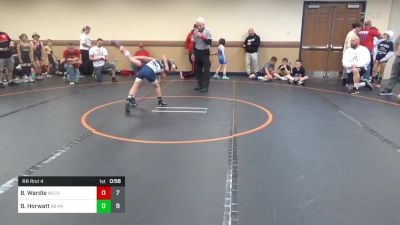 65 lbs Rr Rnd 4 - Bryce Wardle, Cumberland Valley K-6 Community vs Brock Horwatt, KA Cavs K-6 Community