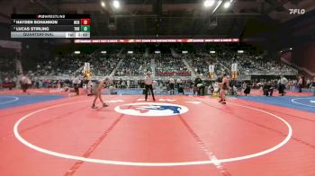 4A-106 lbs Quarterfinal - Lucas Stirling, Thunder Basin vs Hayden Bohannon, Natrona County
