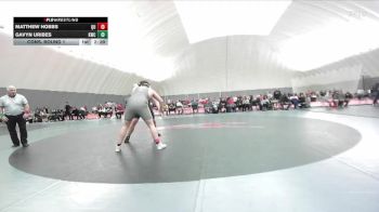 285 lbs Cons. Round 1 - Gavyn Uribes, Kentucky Wesleyan vs Matthew Hobbs, Quincy