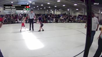 28 lbs Cons. Semi - Maddux Tetley, Sutherland Youth Wrestling Club vs Wesley Thiem, Arlington Eagles