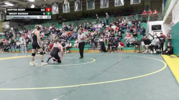 150 lbs Semifinal - Brody Bauman, Perrysburg vs Griffen Beery, Marysville