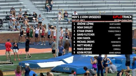 Men's 1500m Unseeded, Heat 5