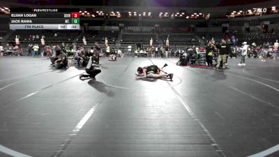 106 lbs 7th Place - Elijah Logan, Scorpions vs Jack Rawa, Mt. Olive