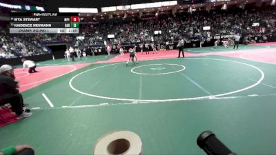 104 lbs Champ. Round 1 - Mya Stewart, MP1 vs Kaidence Neumann, HAR1
