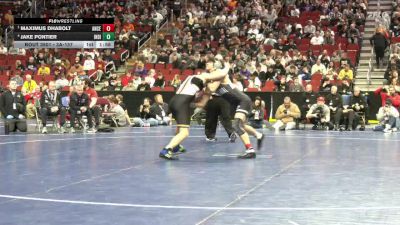 3A-157 lbs Semifinal - Maximus Dhabolt, Ankeny Centennial vs Jake Pontier, Indianola