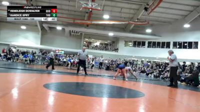 125 lbs 3rd Place Match - Kendleigh Dowalter, Grove City High School vs Kandice Spry, Tri-Valley High School