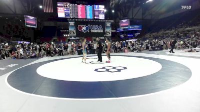 100 lbs Champ. Rd Of 32 - Odessy Esparza, TX vs Peggy Susan Dean, CO