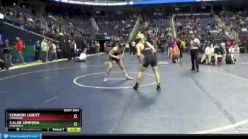 3A 152 lbs Cons. Semi - Caleb Simpson, Parkwood vs Connor Ligett, Carrboro