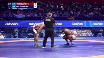 86 kg Qualif. - Yurieski Torreblanca Queralta, Cuba vs Dovletmyrat Orazgylyjov, Turkmenistan