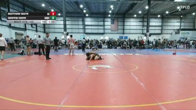132 lbs Champ. Round 2 - Matthew Mayr, 84 Athletes vs Griffin Keipe, Great Neck Wrestling Club