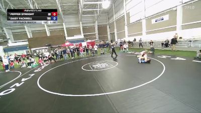 155 lbs 1st Place Match - Pepper Streight, Uintah Wrestling vs Daisy Fackrell, Talons Wrestling Club
