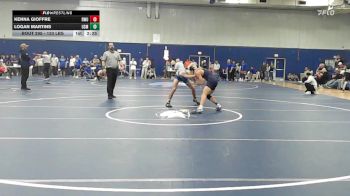 133 lbs Consi Of 8 #2 - Kenna Gioffre, Roger Williams vs Logan Martins, Southern Maine