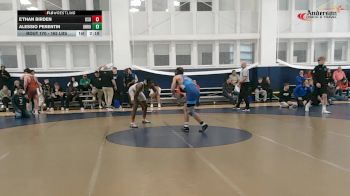 165 lbs Round Of 16 - E'Than Birden, Ohio State vs Alessio Perentin, Unrostered- Spartan Combat RTC