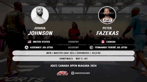 Joshua Johnson vs Peter Fazekas 2024 ADCC Niagara Open