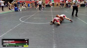 56 lbs Quarterfinal - Brooks Frantz, Wadsworth Red vs Harper Wimmers, Unattached