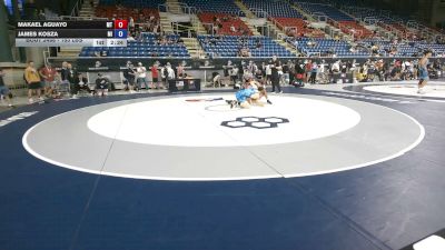 150 lbs Cons. Sub-rd Of 32 - Makael Aguayo, Montana vs James Kosza, Michigan