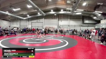 144 lbs Champ. Round 3 - Noah Escamilla, Douglas County vs Michael Saba, Air Academy