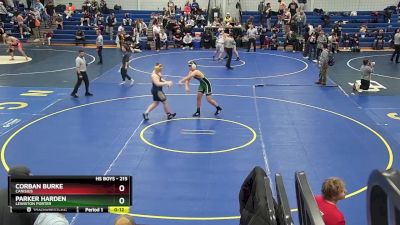 215 lbs Cons. Round 2 - Corban Burke, Canisius vs Parker Harden, Lewiston Porter