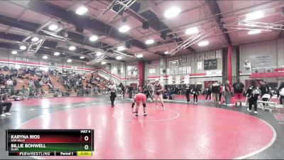 170 lbs Quarterfinal - Billie Bonwell, SLAM vs Karyna Rios, Oak Hills