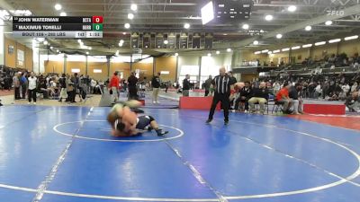 285 lbs Round Of 16 - John Waterman, Davies Career & Tech Academy vs Maximus Tonelli, Burrillville