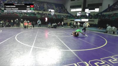 190 lbs Round Of 16 - Josh Evans, Mauldin vs Isaiah Frazier, Summerville