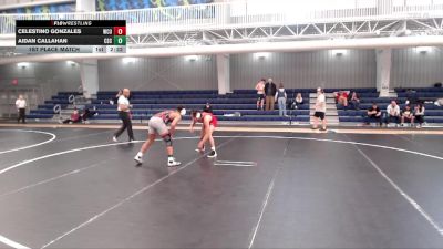 149 lbs 1st Place Match - Celestino Gonzales, Western Colorado University vs Aidan Callahan, Chadron State