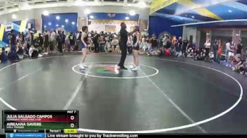 123 lbs Quarterfinal - Julia Salgado Campos, Hernando Wrestling Club vs Aireaana Gavere, Well Trained