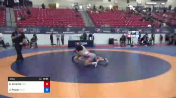 65 kg Consi Of 16 #1 - Alex Alvarez, Western Colorado Wrestling Club vs Jacob Power, South Carolina