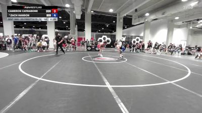U20 Freestyle FS - 74 lbs Cons. Round 8 - Cameron Catrabone, Cliff Keen Wrestling Club vs Zach Hanson, Minnesota