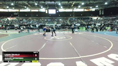 220 lbs Cons. Round 2 - Logan Trujillo, Couer D Alene vs Hugues Niyonyishu, Gonzaga Prep