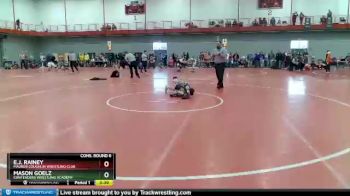 90 lbs Cons. Round 6 - Mason Goelz, Contenders Wrestling Academy vs E.j. Rainey, Maurer Coughlin Wrestling Club