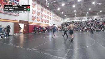 157 lbs Champ. Round 3 - Ben Takats, Perrysburg vs Dallas Korponic, Hartland