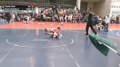 61 lbs Quarterfinal - Caiden Cruz, Cordoba Trained - ESE vs Isaac Guastella, CT Whale Beluga - ESE