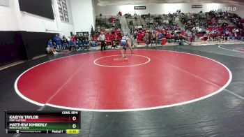 157 lbs Cons. Semi - Kaidyn Taylor, Fort Lupton vs Matthew Kimberly, Mountain Vista