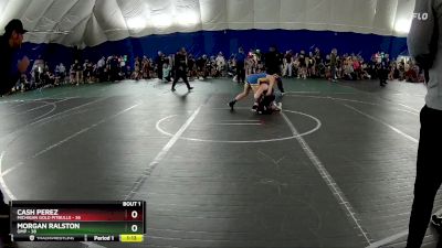 110 lbs Round 1 (3 Team) - Cash Perez, Michigan Gold Pitbulls vs Morgan Ralston, OMP