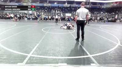 155 lbs 7th Place - Brycen Green, Thoroughbred Wr Ac vs Michael Derlinga, Ground Zero WC